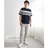 リップルパネルボーダーTシャツ | ikka | 詳細画像15