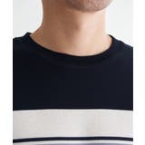 リップルパネルボーダーTシャツ | ikka | 詳細画像20