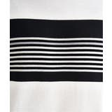 リップルパネルボーダーTシャツ | ikka | 詳細画像25