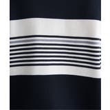 リップルパネルボーダーTシャツ | ikka | 詳細画像26