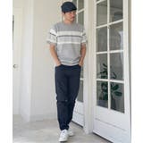 リップルパネルボーダーTシャツ | ikka | 詳細画像5