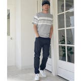 リップルパネルボーダーTシャツ | ikka | 詳細画像6