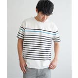 【接触冷感/吸水速乾】アーバンドライパネルボーダーTシャツ | ikka | 詳細画像10