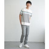 【接触冷感/吸水速乾】アーバンドライパネルボーダーTシャツ | ikka | 詳細画像12