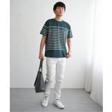 【接触冷感/吸水速乾】アーバンドライパネルボーダーTシャツ | ikka | 詳細画像18