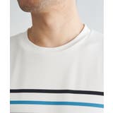 【接触冷感/吸水速乾】アーバンドライパネルボーダーTシャツ | ikka | 詳細画像22