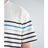 【接触冷感/吸水速乾】アーバンドライパネルボーダーTシャツ | ikka | 詳細画像23