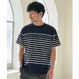 【接触冷感/吸水速乾】アーバンドライパネルボーダーTシャツ | ikka | 詳細画像2