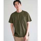 カーキ | 【吸水速乾】GOKU楽AIRポケットTシャツ | ikka