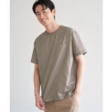 ベージュ | 【吸水速乾】GOKU楽AIRポケットTシャツ | ikka