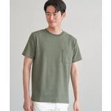 ヘリンボンフクレジャカードTシャツ | ikka | 詳細画像23