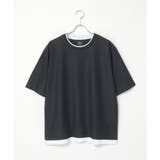 【お得だ値】ドライ鹿の子レイヤードTシャツ5分袖【吸水速乾】 | ikka | 詳細画像28