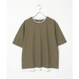 【お得だ値】ドライ鹿の子レイヤードTシャツ5分袖【吸水速乾】 | ikka | 詳細画像35
