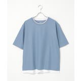 【お得だ値】ドライ鹿の子レイヤードTシャツ5分袖【吸水速乾】 | ikka | 詳細画像36