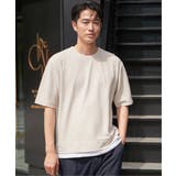 【お得だ値】ドライ鹿の子レイヤードTシャツ5分袖【吸水速乾】 | ikka | 詳細画像2