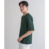 【お得だ値】ドライ鹿の子レイヤードTシャツ5分袖【吸水速乾】 | ikka  | 詳細画像11 