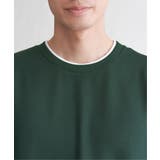 【お得だ値】ドライ鹿の子レイヤードTシャツ5分袖【吸水速乾】 | ikka  | 詳細画像14 