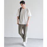 ヘリンボンキーネックフェイクベストTシャツ | ikka | 詳細画像22