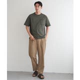 【お得だ値】ストライプMIXポケットTシャツ | ikka | 詳細画像3