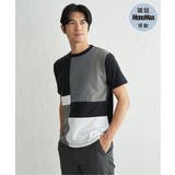 ブラック | 【雑誌MonoMax5月号掲載】ブロックス冷感切り替えTシャツ「小泉孝太郎さん着… | ikka 