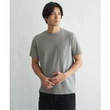 グレー | 【吸水速乾】冷感DRYメランジ梨地Tシャツ | ikka 
