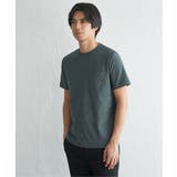 【吸水速乾】冷感DRYメランジ梨地Tシャツ | ikka  | 詳細画像24 