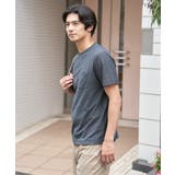 【吸水速乾】冷感DRYメランジ梨地Tシャツ | ikka  | 詳細画像26 