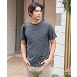 ネイビーブルー | 【吸水速乾】冷感DRYメランジ梨地Tシャツ | ikka 