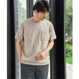 冷感DRYサッカーポケットTシャツ | ikka  | 詳細画像2 
