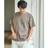 冷感DRYフクレジャカード切り替えTシャツ | ikka | 詳細画像1