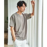冷感DRYフクレジャカード切り替えTシャツ | ikka | 詳細画像2