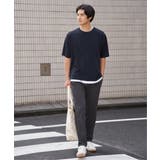 冷感DRYリップル5分袖Tシャツ | ikka  | 詳細画像9 