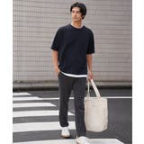 冷感DRYリップル5分袖Tシャツ | ikka  | 詳細画像10 
