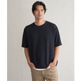 冷感DRYリップル5分袖Tシャツ | ikka  | 詳細画像11 