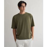 冷感DRYリップル5分袖Tシャツ | ikka  | 詳細画像15 
