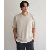 冷感DRYリップル5分袖Tシャツ | ikka  | 詳細画像23 
