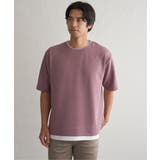 冷感DRYリップル5分袖Tシャツ | ikka  | 詳細画像27 