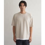 冷感DRYリップル5分袖Tシャツ | ikka  | 詳細画像32 