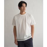 ホワイト | 冷感DRYジョーゼットリブTシャツ | ikka