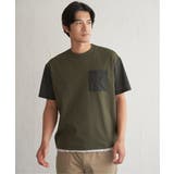 冷感異素材コンビTシャツ | ikka | 詳細画像7