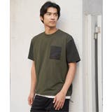 冷感異素材コンビTシャツ | ikka | 詳細画像1