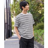 【お得だ値】冷感コットンドロストボーダーTシャツ | ikka  | 詳細画像9 