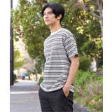 【お得だ値】冷感コットンドロストボーダーTシャツ | ikka  | 詳細画像10 