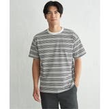 【お得だ値】冷感コットンドロストボーダーTシャツ | ikka  | 詳細画像15 