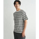 【お得だ値】冷感コットンドロストボーダーTシャツ | ikka  | 詳細画像16 