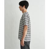 【お得だ値】冷感コットンドロストボーダーTシャツ | ikka  | 詳細画像31 