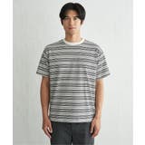 【お得だ値】冷感コットンドロストボーダーTシャツ | ikka  | 詳細画像33 