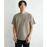 ベージュ | 【お得だ値】冷感コットンドロストボーダーTシャツ | ikka 