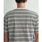 【お得だ値】冷感コットンドロストボーダーTシャツ | ikka  | 詳細画像36 
