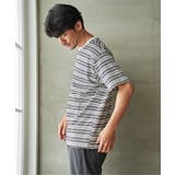 【お得だ値】冷感コットンドロストボーダーTシャツ | ikka  | 詳細画像2 